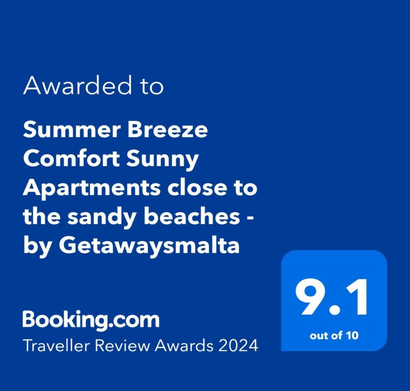 Summer Breeze Comfort Sunny Apartments Close To The Sandy Beaches - By Getawaysmalta Mellieħa Dış mekan fotoğraf